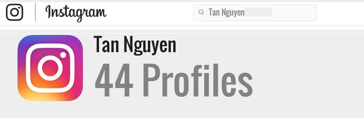Tan Nguyen instagram account
