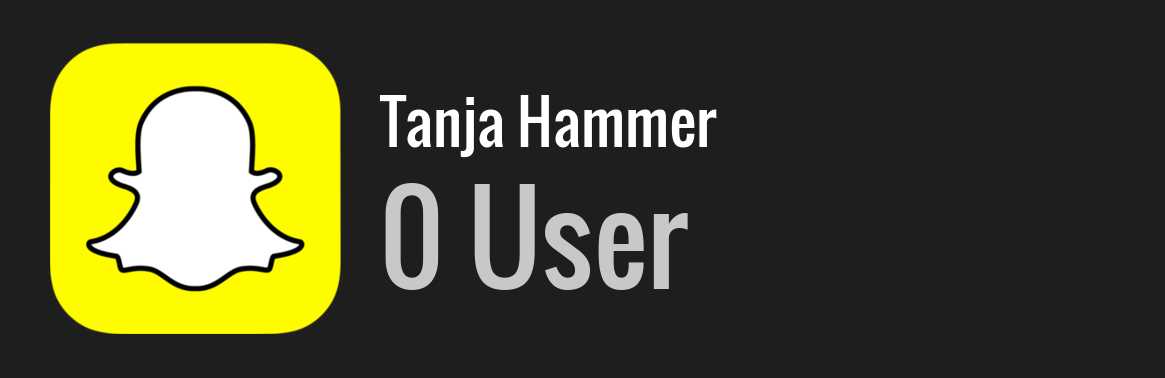 Tanja Hammer snapchat
