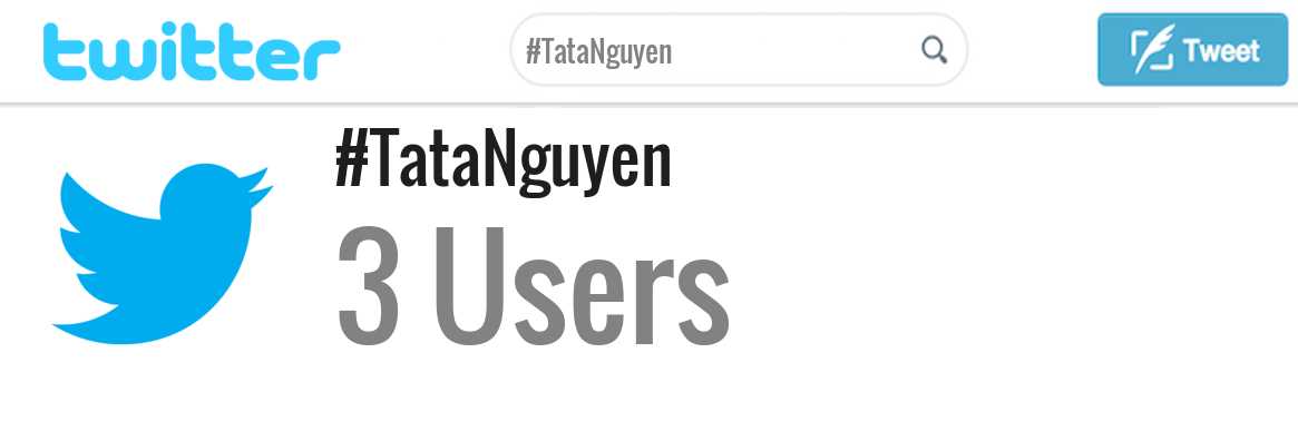 Tata Nguyen twitter account