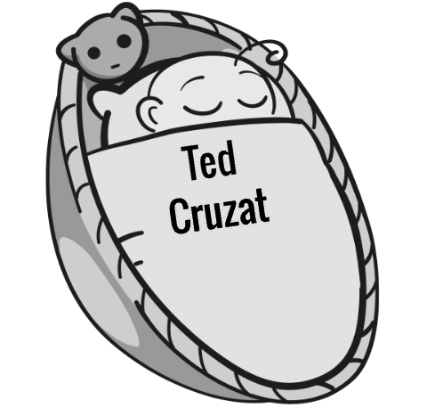 Ted Cruzat sleeping baby
