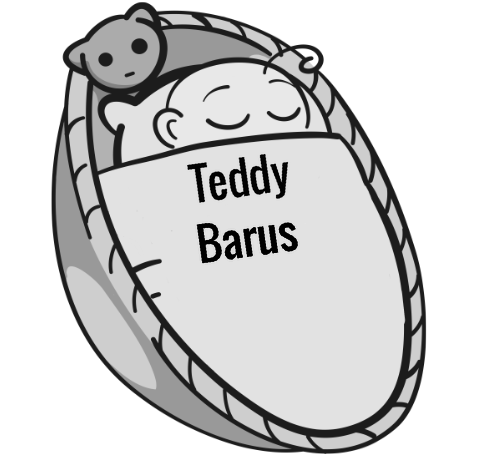 Teddy Barus sleeping baby