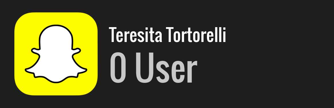 Teresita Tortorelli snapchat