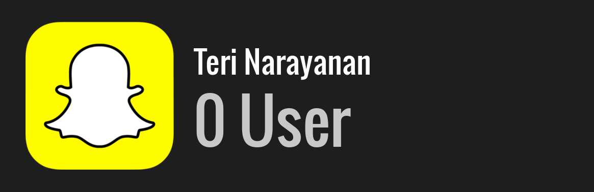 Teri Narayanan snapchat