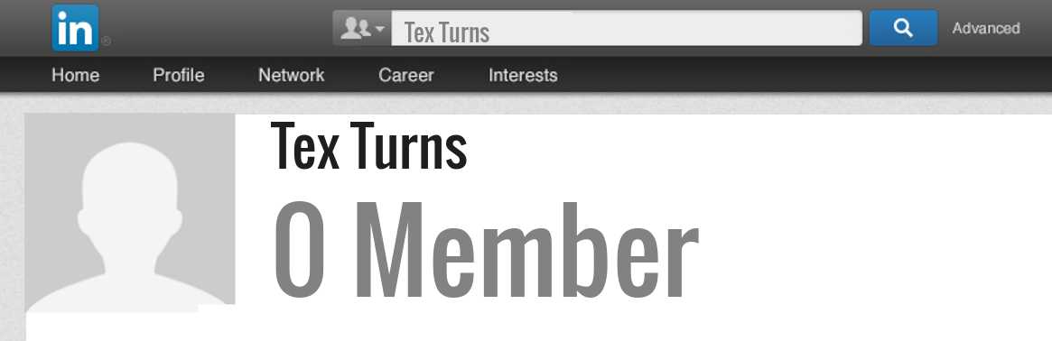Tex Turns linkedin profile