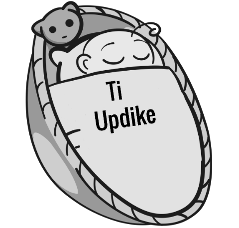 Ti Updike sleeping baby