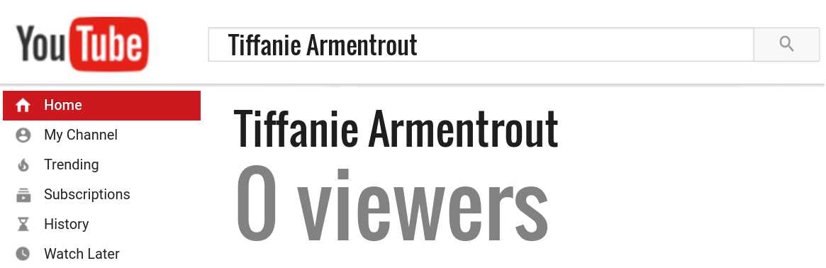 Tiffanie Armentrout youtube subscribers