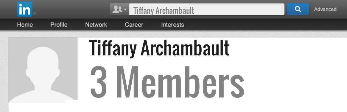 Tiffany Archambault linkedin profile