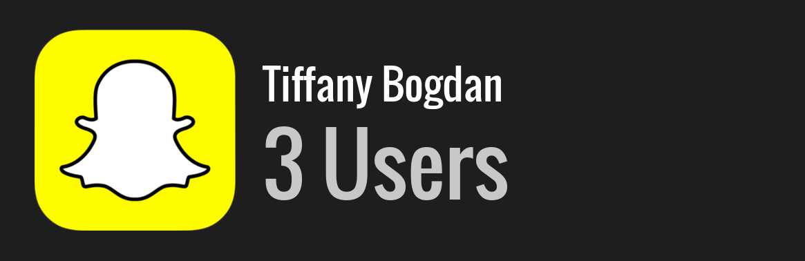 Tiffany Bogdan snapchat