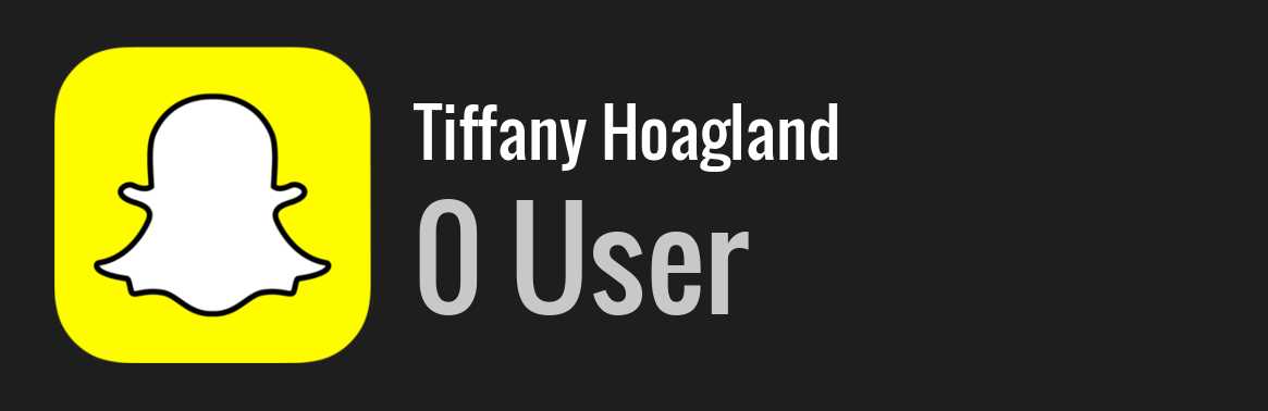 Tiffany Hoagland snapchat