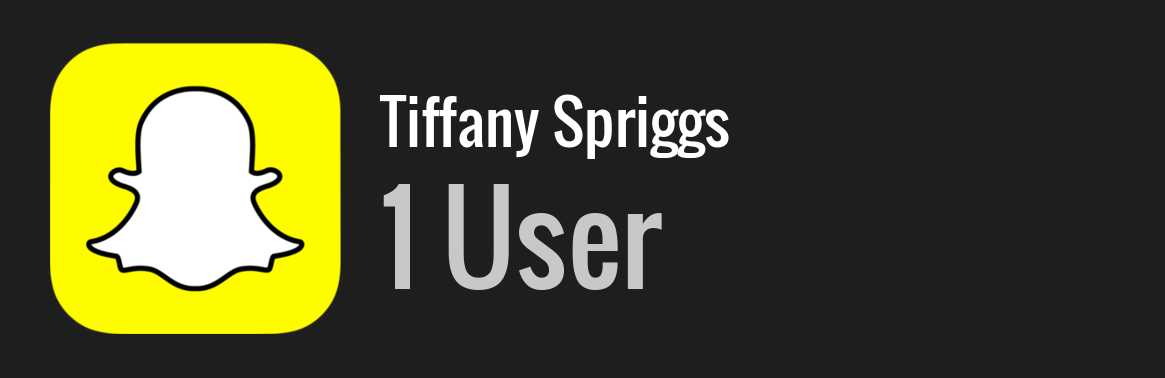 Tiffany Spriggs snapchat