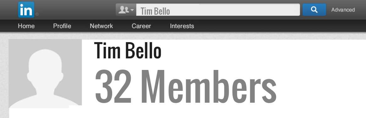Tim Bello linkedin profile