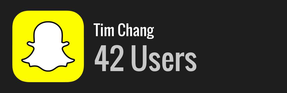 Tim Chang snapchat