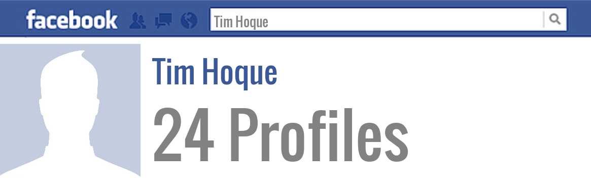 Tim Hoque facebook profiles