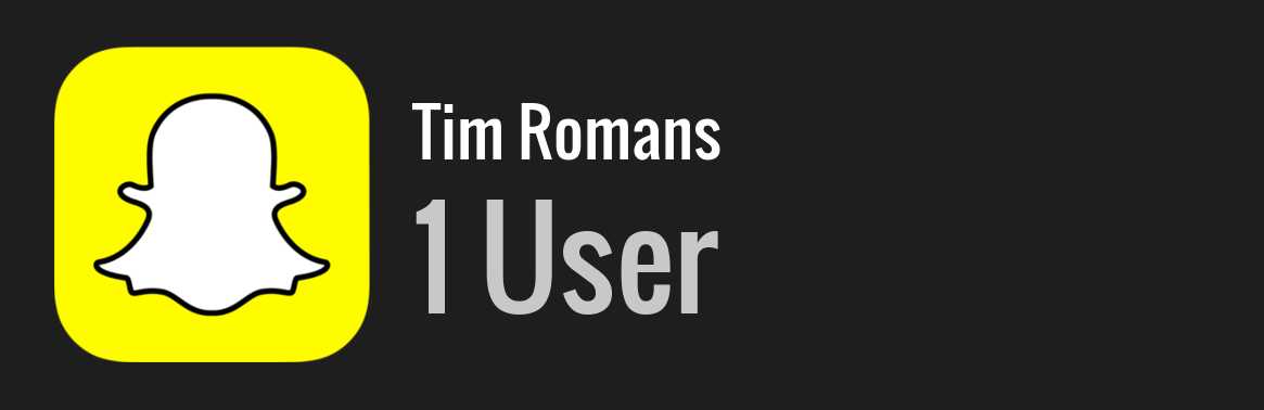 Tim Romans snapchat