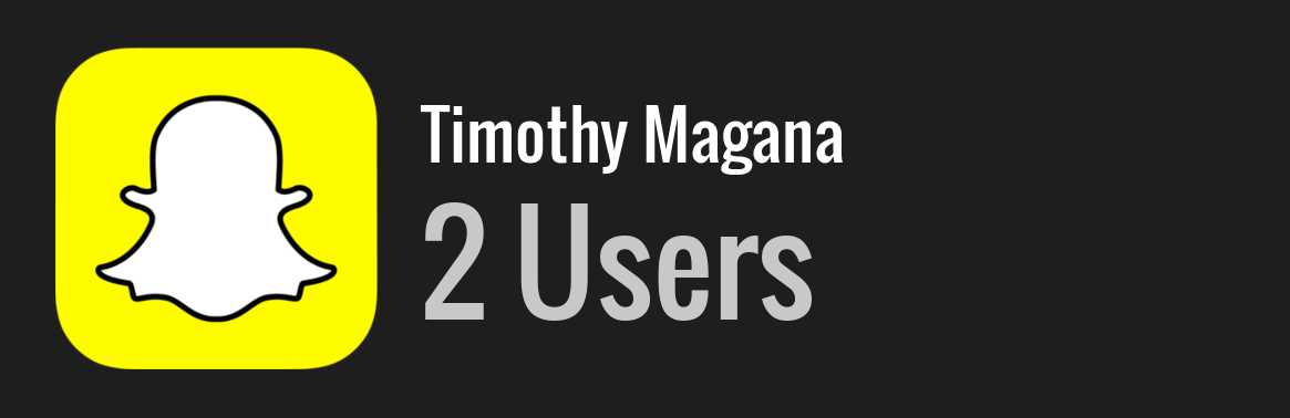 Timothy Magana snapchat