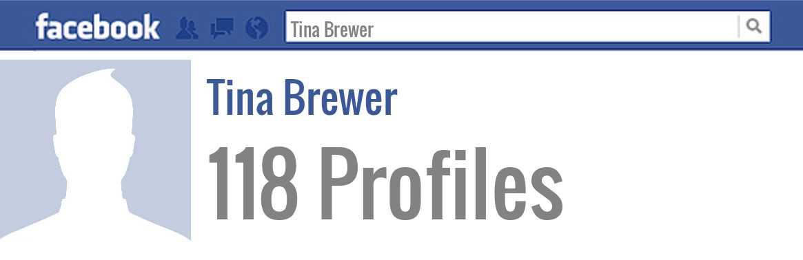 Tina Brewer facebook profiles