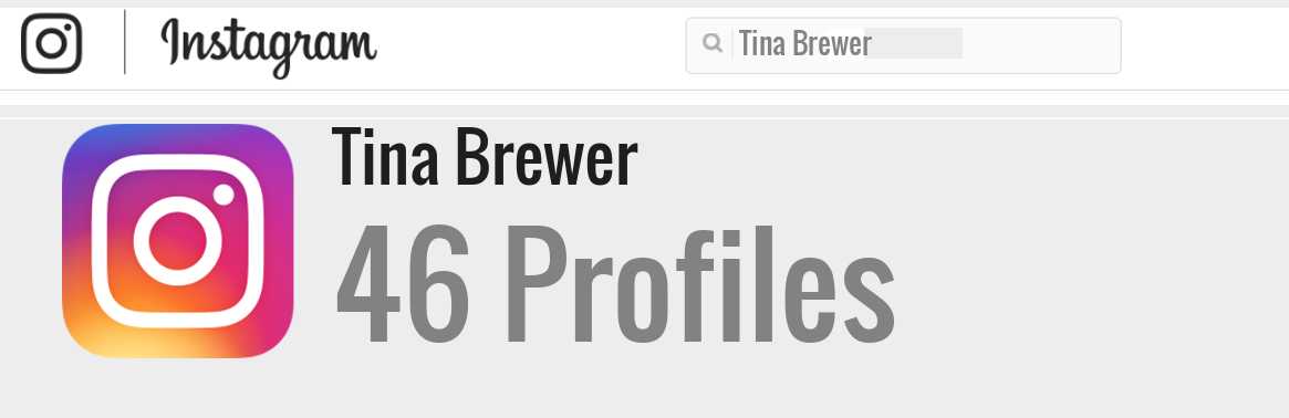Tina Brewer instagram account