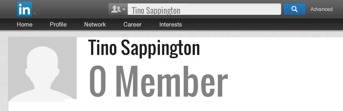 Tino Sappington linkedin profile