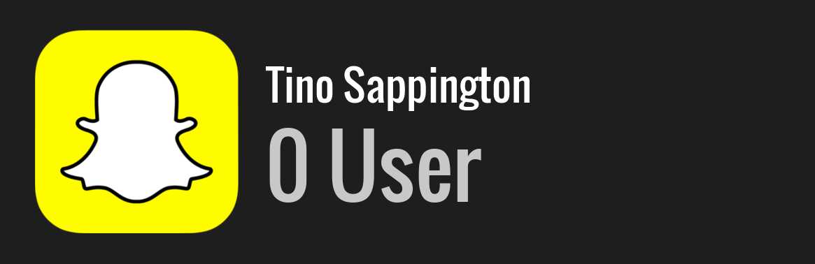 Tino Sappington snapchat