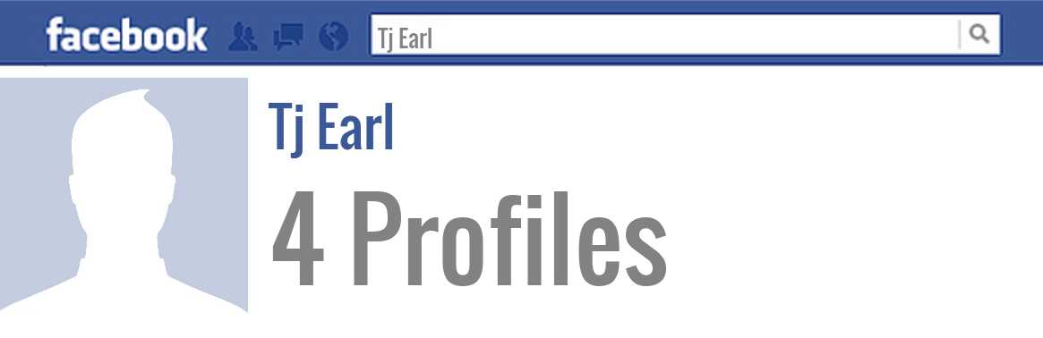 Tj Earl facebook profiles