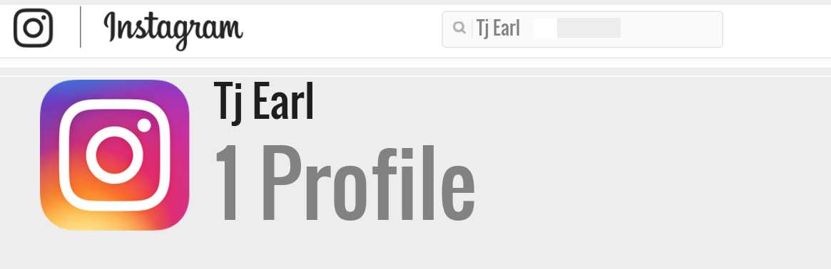 Tj Earl instagram account