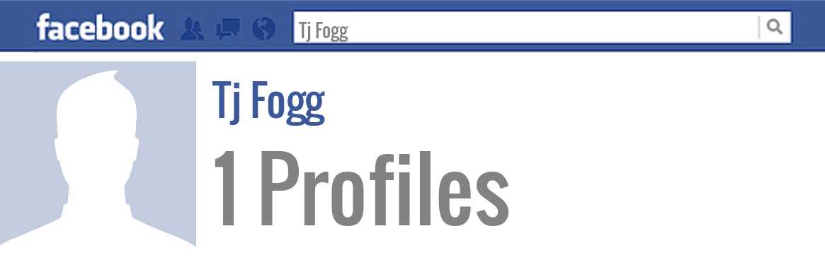 Tj Fogg facebook profiles