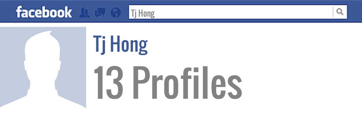Tj Hong facebook profiles