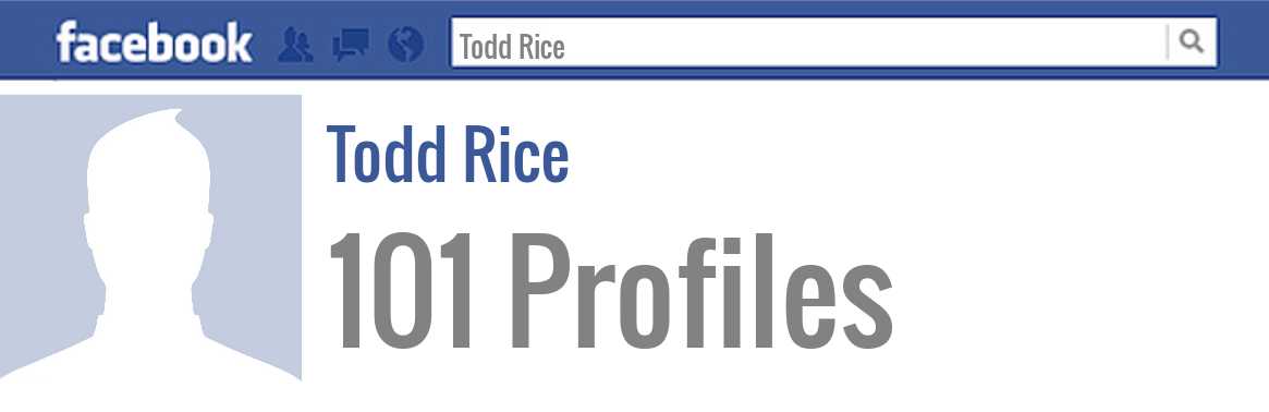Todd Rice facebook profiles