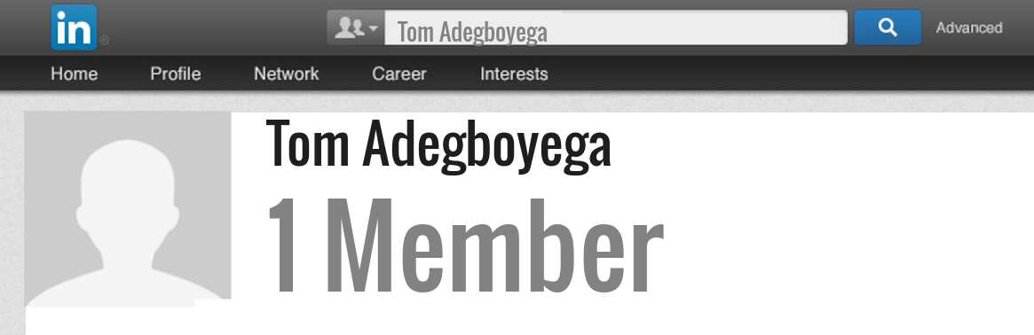 Tom Adegboyega linkedin profile