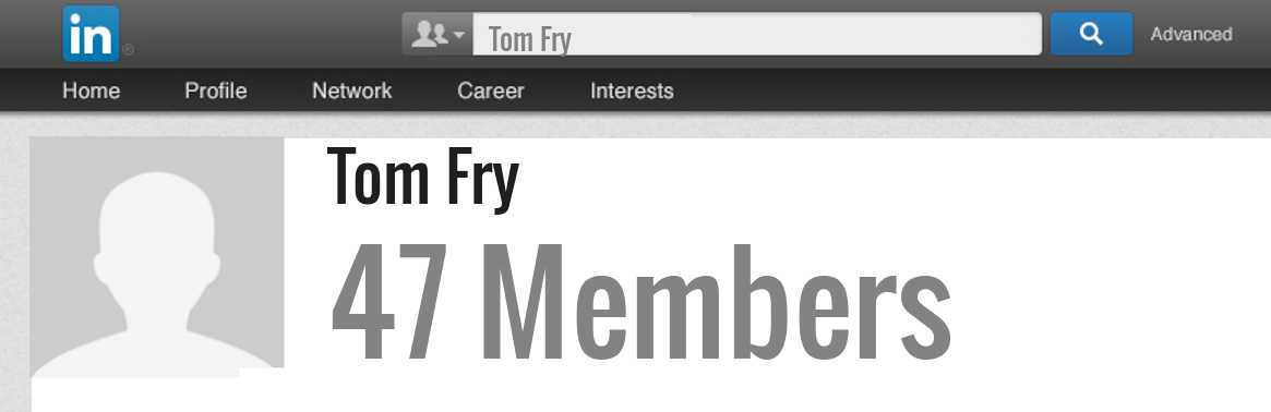 Tom Fry linkedin profile