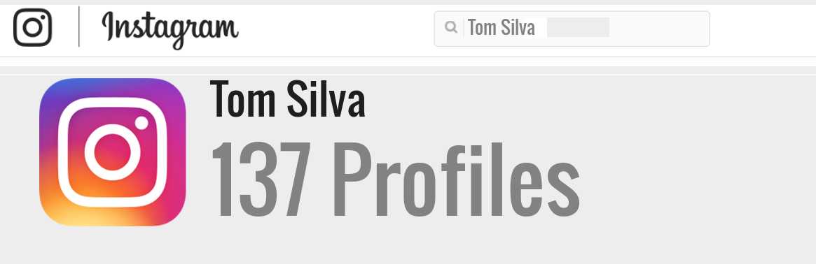 Tom Silva instagram account