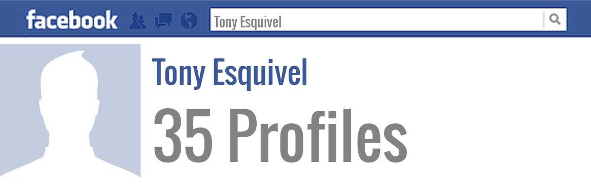 Tony Esquivel facebook profiles
