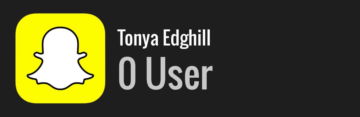 Tonya Edghill snapchat