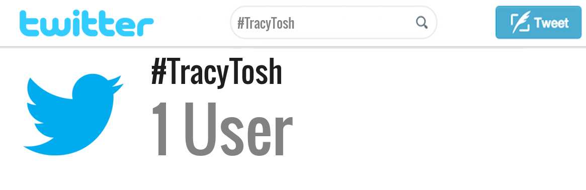 Tracy Tosh twitter account