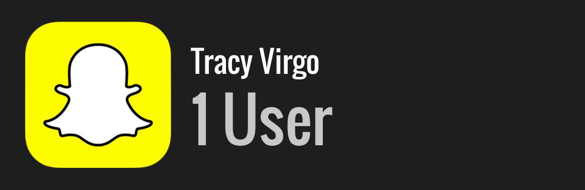 Tracy Virgo snapchat