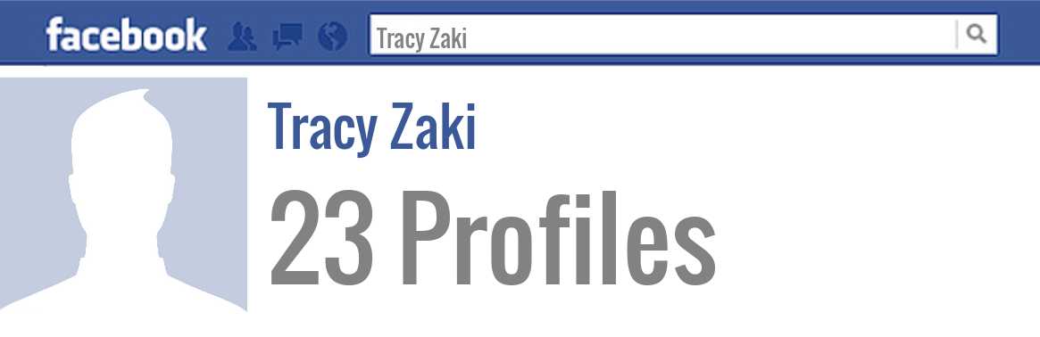Tracy Zaki facebook profiles