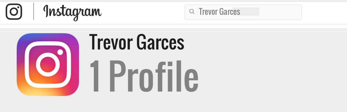 Trevor Garces instagram account
