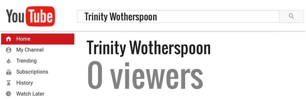 Trinity Wotherspoon youtube subscribers