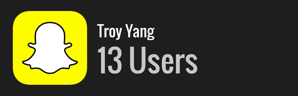 Troy Yang snapchat