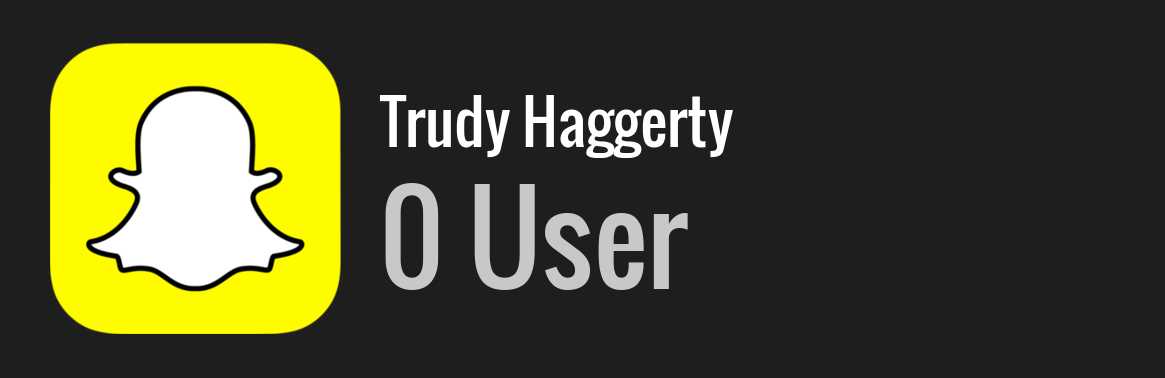 Trudy Haggerty snapchat