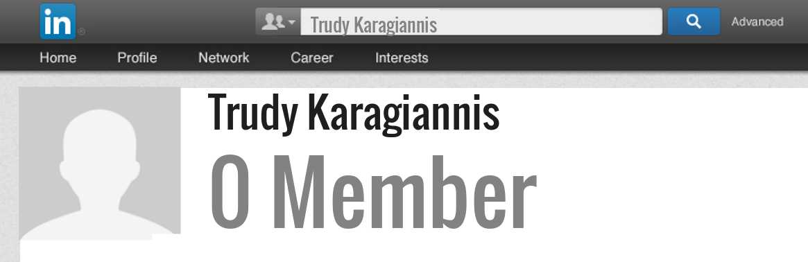 Trudy Karagiannis linkedin profile