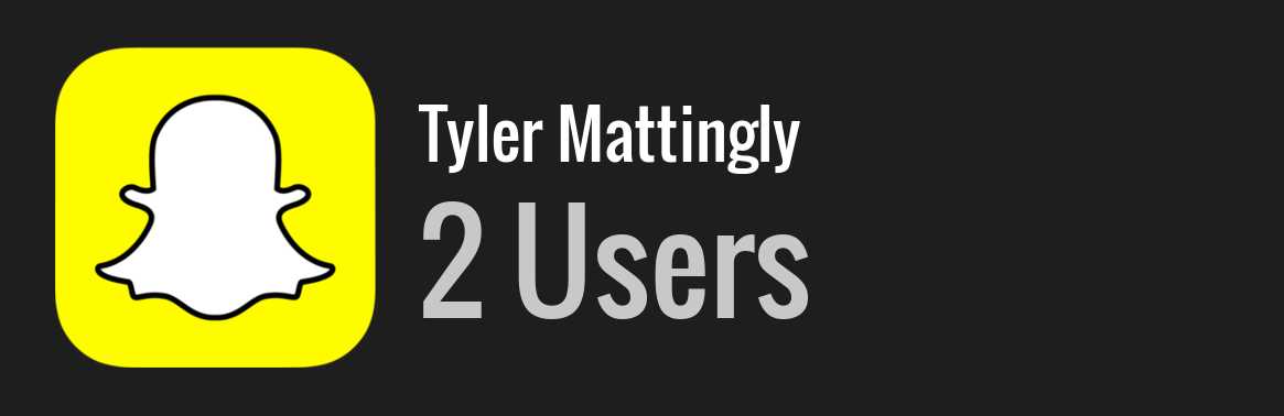 Tyler Mattingly snapchat
