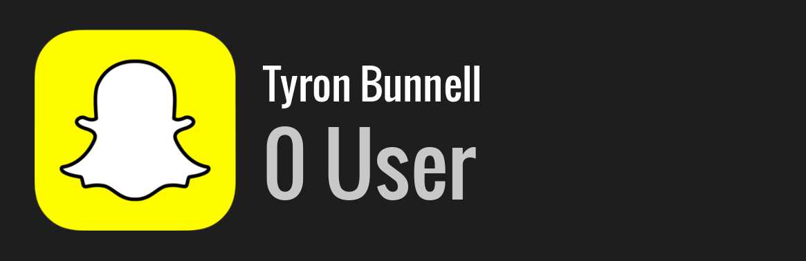 Tyron Bunnell snapchat