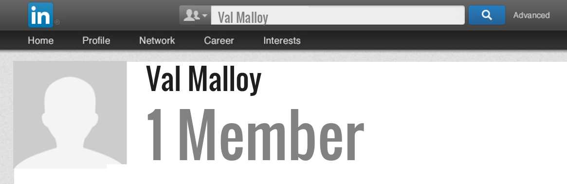 Val Malloy linkedin profile