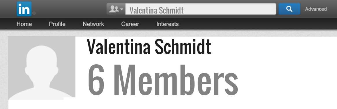 Valentina Schmidt linkedin profile