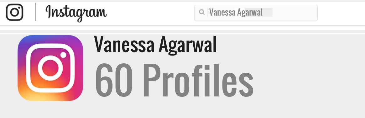 Vanessa Agarwal instagram account