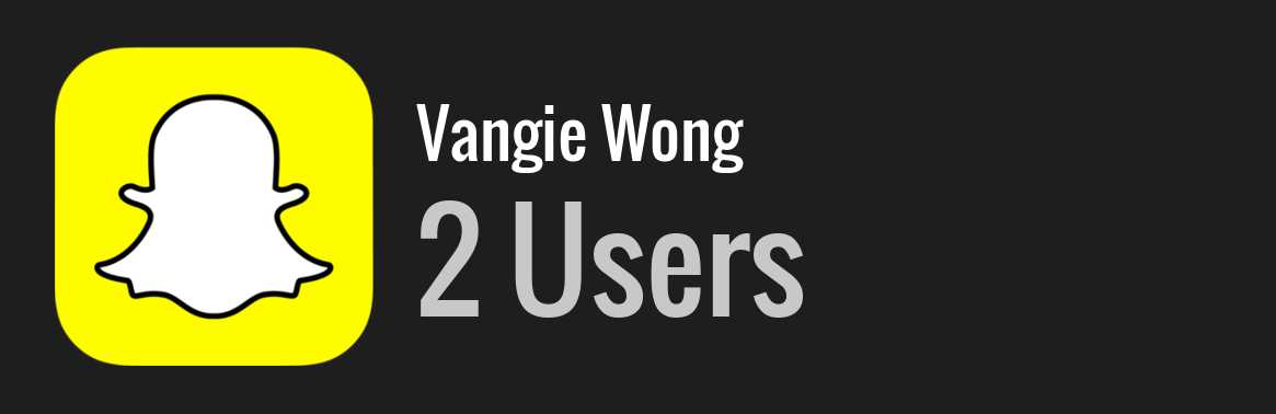 Vangie Wong snapchat