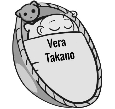 Vera Takano sleeping baby