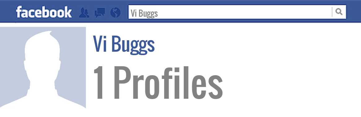 Vi Buggs facebook profiles