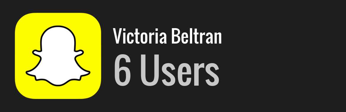 Victoria Beltran snapchat